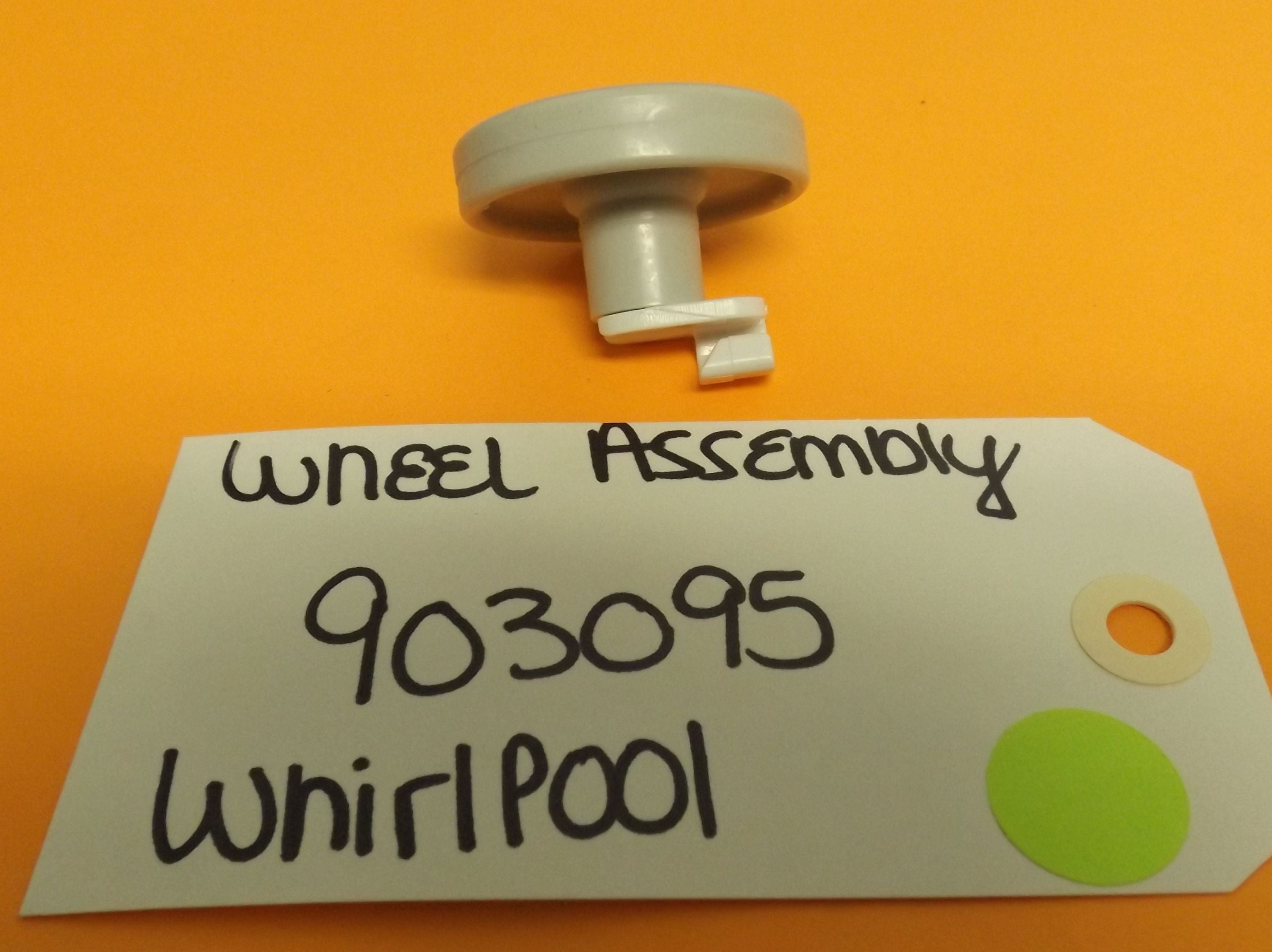 WHIRLPOOL DISHWASHER 903095 WHEEL ASSEMBLY (NEW) WHIRLPOOL DISHWASHER 903095 WHEEL ASSEMBLY (NEW)
